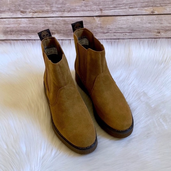 Timberland Bluebell Lane Suede Chelsea Wedge Boots - Picture 3 of 8
